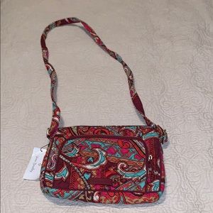 Vera Bradley Iconic RFID Little Hipster purse NWT